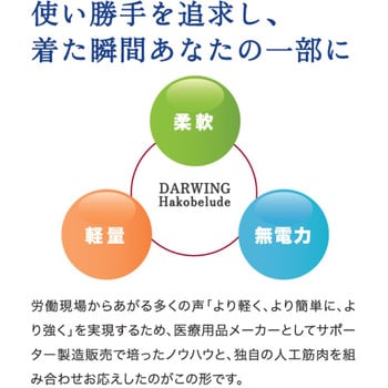 DARWING Hakobelude (ハコベルデ) ダイヤ工業 アシストスーツ 【通販