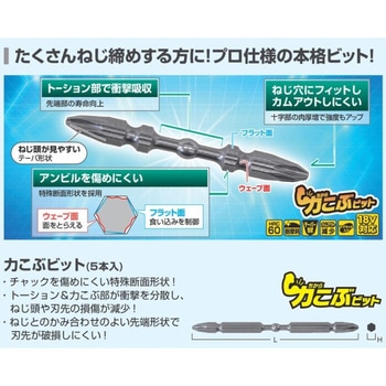 トーションビット(力こぶビット) HiKOKI(旧:日立工機) ビット