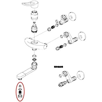 吐水口キャップJMA(B)002N/K用 タカギ