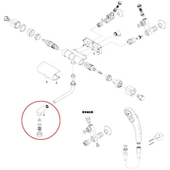 吐水口付断熱キャップJMP002N/K用 タカギ