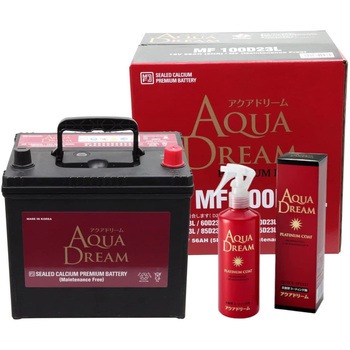 MF 100D23L-PC �[�d����ԑΉ� PLATINUM CAR BATTERY (��ԃR�[�e�B���O��:�v���`�i�R�[�g�t) AQUA DREAM(�A�N�A�h���[��) 75298765