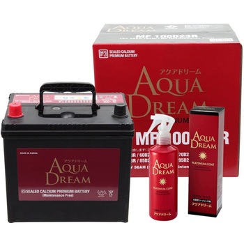 MF 100D23R-PC �[�d����ԑΉ� PLATINUM CAR BATTERY (��ԃR�[�e�B���O��:�v���`�i�R�[�g�t) AQUA DREAM(�A�N�A�h���[��) 75298774
