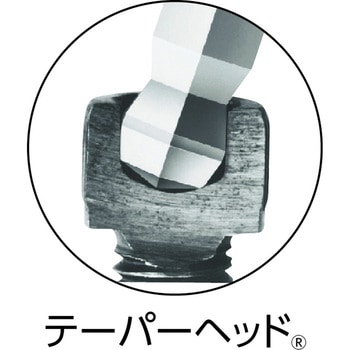 テーパーヘッド 六角棒スパナ エイト