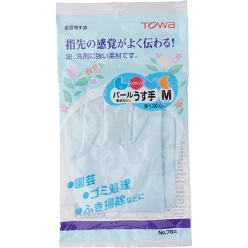 塩化ビニール手袋 パールうす手 トワロン(TOWA/東和コーポレーション)