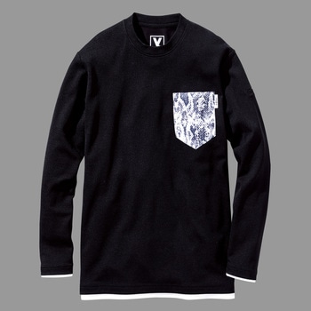 レイヤード風長袖Tシャツ(裏綿) VILEA