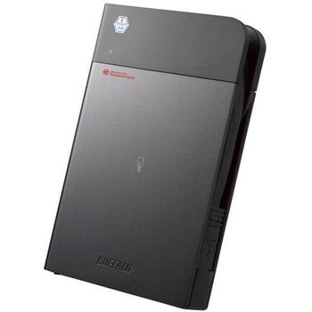 抗ウイルス抗菌 NFC 暗号化 ウイルスチェック ポータブルHDD BUFFALO