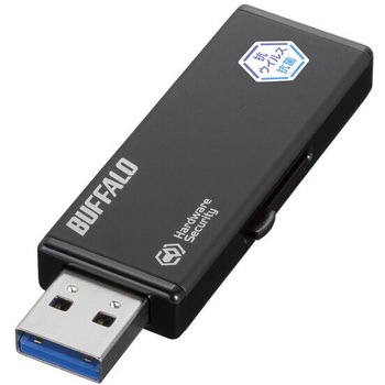 抗ウイルス抗菌 ハードウェア暗号化 USBメモリー BUFFALO(バッファロー)