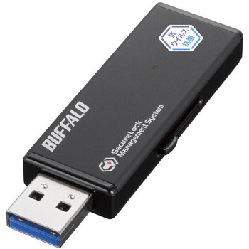 抗ウイルス抗菌 ハードウェア暗号化 管理ツール対応 USBメモリー BUFFALO(バッファロー)