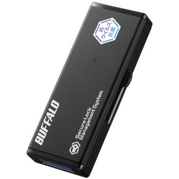 抗ウイルス抗菌 ハードウェア暗号化 管理ツール対応 USBメモリー BUFFALO(バッファロー)