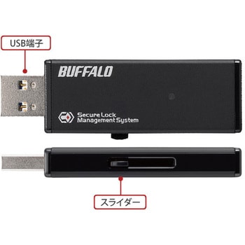 RUF3-HSVB64G 抗ウイルス抗菌 ハードウェア暗号化 管理ツール対応 USB