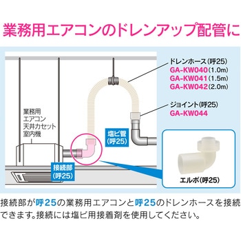 これカモ エルボ 断熱ドレンホース用 業務用エアコン GAONA(ガオナ)