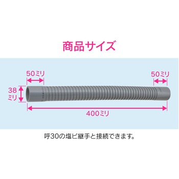 これエエやん 排水フレキパイプ 耐震 GAONA(ガオナ)