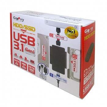 HDD/SSD→USB簡単接続セット SATA&IDE接続機器をUSB3.1(GEN1)接続に変換するアダプタ 2.5/3.5/5.25インチ対応 Type-A接続タイプ タイムリー
