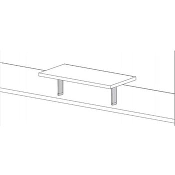 カウンター用支柱金物 CTB65-PM90-200型 LAMP(スガツネ)