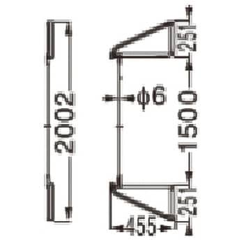 XL-US02-S011-P ユニットシェルフBタイプ 部品セット 1セット(2個