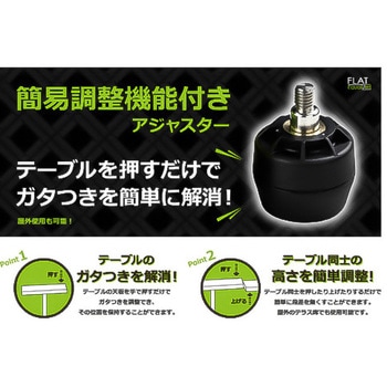 簡易調整機能付きアジャスター FRB型 LAMP(スガツネ)