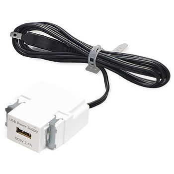 埋込充電用USBコンセント DM1-U1P24M型 LAMP(スガツネ)