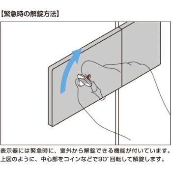 面付カマ錠 ストライクボックス HCZ-80型 LAMP(スガツネ)