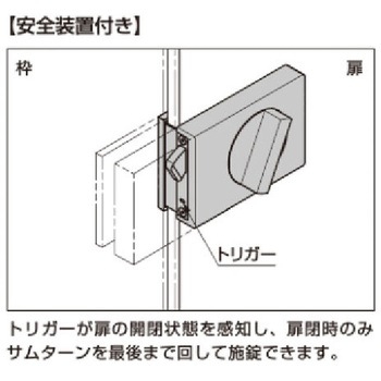 面付カマ錠 ストライクボックス HCZ-80型 LAMP(スガツネ)
