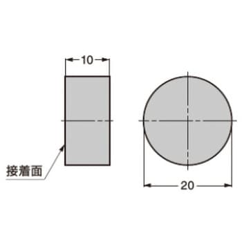 52-061-90 UV接着用ガラス棚受 1個 スガツネ(LAMP) 【通販モノタロウ】