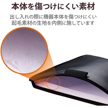 Surface Pro 8 / Surface Pro X ハードポーチ ケース スリップインタイプ ペンホルダ付 エレコム