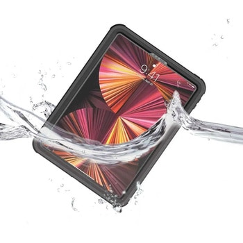 ARMOR-X - IP68 Waterproof Case with Hand Strap for 11-inch iPad Pro ( 3rd/2nd ) [ Black ] ARMOR-X