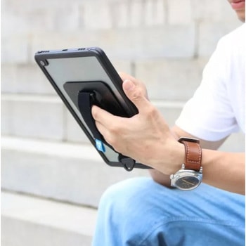 ARMOR-X - IP68 Waterproof Protective Case with new Adaptor and Hand Strap for 12.9-inch iPad Pro ( 4th ) [ Black ] ARMOR-X