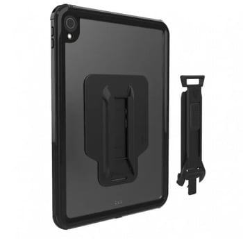 ARMOR-X - IP68 Waterproof Case with Hand Strap for iPad ( 9th/8th/7th ) [ Black ] ARMOR-X