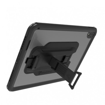 ARMOR-X - IP68 Waterproof Case with Hand Strap for iPad Air ( 4th ) [ Black ] ARMOR-X