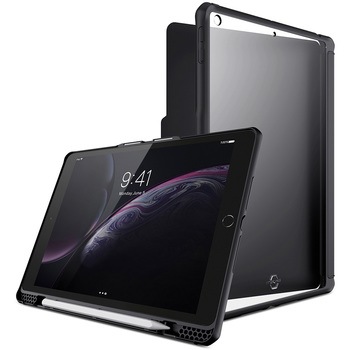 ITSKINS - Hybrid Solid Folio for iPad ( 9th/8th/7th ) [ Black ] ITSKINS