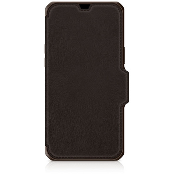ITSKINS - Hybrid Folio Leather for iPhone 13 mini/12 mini [ Brown with real leather ] ITSKINS