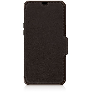 ITSKINS - Hybrid Folio Leather for iPhone 13 Pro [ Brown with real leather ] ITSKINS