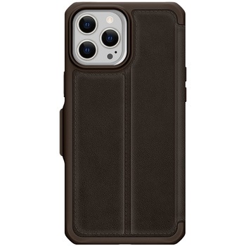 ITSKINS - Hybrid Folio Leather for iPhone 13 Pro [ Brown with real leather ] ITSKINS
