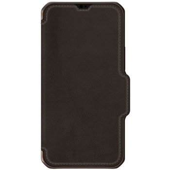 ITSKINS - Hybrid Folio Leather for iPhone 13 Pro [ Brown with real leather ] ITSKINS