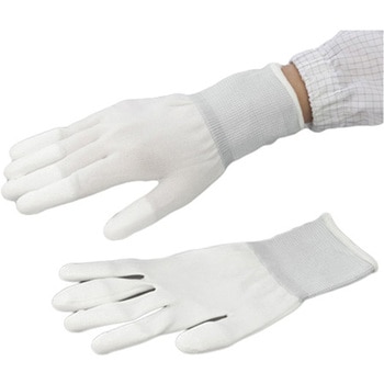 アズピュア PUコート手袋オーバーロック指先 - アズピュア(アズワン)