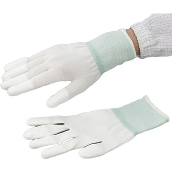 アズピュア PUコート手袋オーバーロック指先 - アズピュア(アズワン)