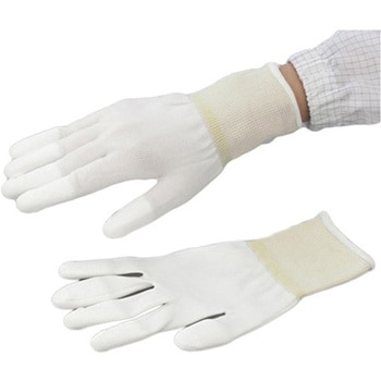 アズピュア PUコート手袋オーバーロック指先 - アズピュア(アズワン)