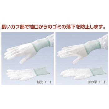 アズピュア ロングPUコートナイロン手袋パーム アズピュア(アズワン)