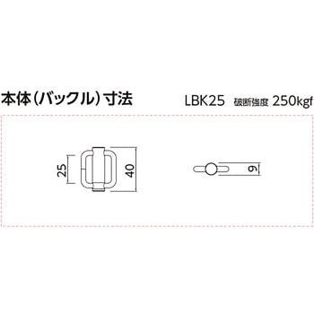ラッシングベルト軽荷重用LBKシリーズ オーエッチ工業
