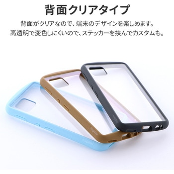 AQUOS sense6 SH-54B/SHG05 耐衝撃背面クリアケース 「madeu」 ストラップホール付 ゲンキ