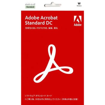 ACROBATSTD213Y/U Adobe Acrobat Standard DC 36か月版(サブスクリプション) Windows対応  POSAカード版 1個 アドビ 【通販モノタロウ】