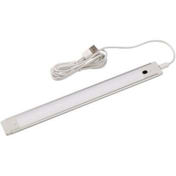 LEDバーライト 多目的灯 USB電源 30cm スイッチ点灯 取付用マグネット付き LED(昼光色相当)