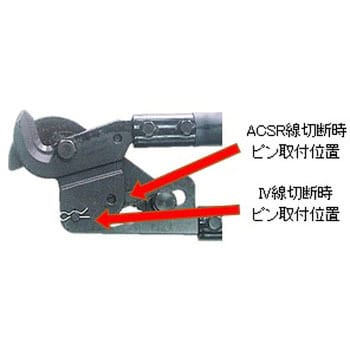 SC 250-DP-F 絶縁倍力電線カッター 1台 HIT(ヒット) 【通販モノタロウ】