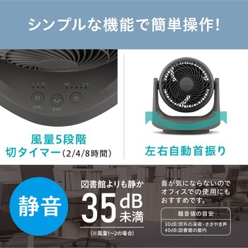 サーキュレーター 10畳 DCモーター アイリスオーヤマ