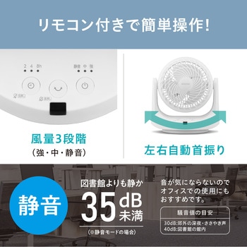 サーキュレーター 8畳 マイコン式 アイリスオーヤマ