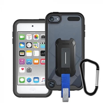 Protection Military Grade W/Key Mount & Carabiner for iPod touch ( 7th/6th/5th ) [ Black ] ARMOR-X