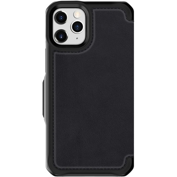 Hybrid Folio Leather for iPhone 12/12 Pro [ Black with RE:CYCLED Leather ] ITSKINS