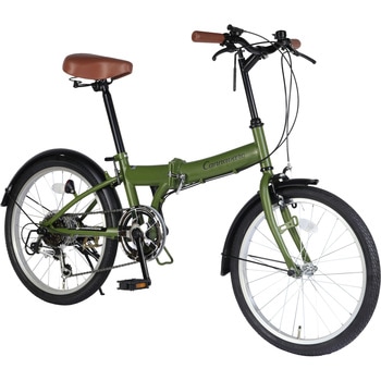 防災サイクル 20型6段変速付ノンパンク折りたたみ自転車 東部