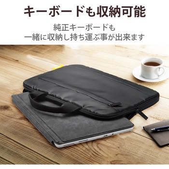 Surface Go3 Go2 Go パソコンケース ハンドル付き 軽量設計 起毛素材 ポケット付 パソコンバッグ PCケース エレコム