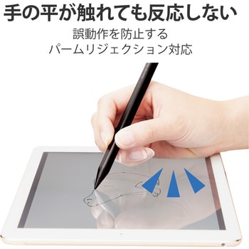 P-TPACSTAP02WH タッチペン アクティブスタイラスペン 極細 2mm iPad